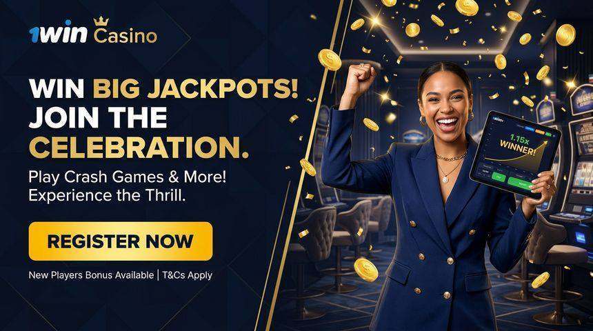 Регистрация на 1Win — бонус 500% на краш игры